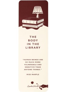 MARKAC60 BookmarkPaper - Agatha Christie The Body in The Library